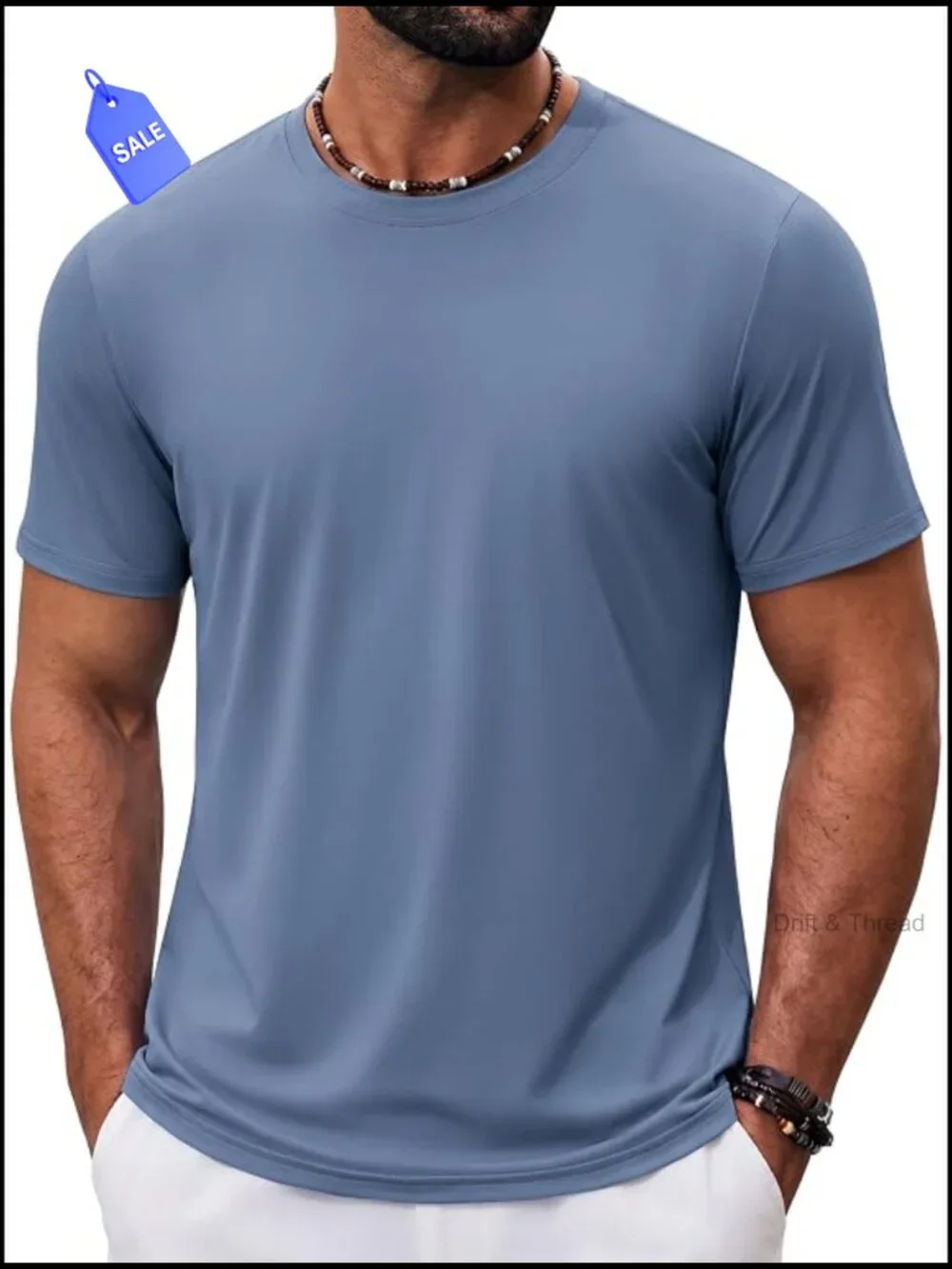 Men's Quick Dry UPF 50+ Rash Guard Swim Shirt Athletic Fit Short Sleeve